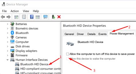 Prevent mouse from waking up in Windows 10
