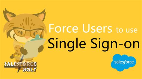 Prevent users from logging in with a Salesforce credentials and use