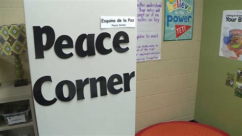 Preventing behavior outburst with peace corners in classrooms