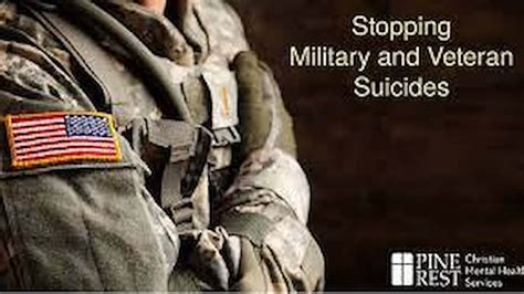 Preventing veteran suicides: Navigating the system and self after service