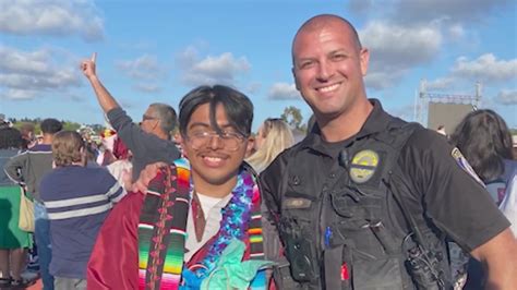 Previously homeless teen reunites with police officer who changed his 'whole course of life'