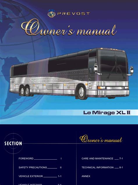 Prevost bus owners manual prevost bus owners manual xl xlv xlii h3 vip bus and conversion shells. - Jd deere 448 round baler service manual.