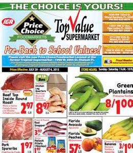 Price Choice Weekly Ad