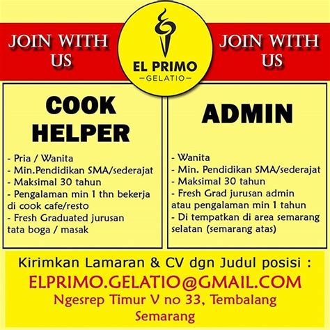 Price Cook Linkedin Semarang