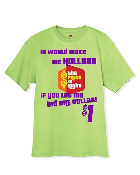Price Is Right T Shirt Ideas