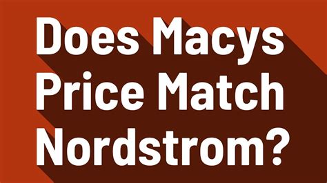 Price Match Nordstrom