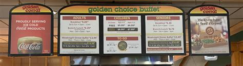 Prices for adults at golden corral. If you’re a fan of all-you-can-eat dining experiences, chances are you’ve heard of Golden Corral. With its wide selection of delicious food and affordable prices, it’s no wonder th... 