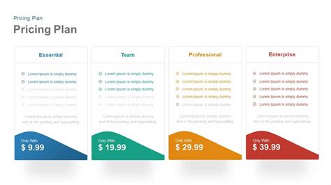 Pricing Proposal Template Ppt