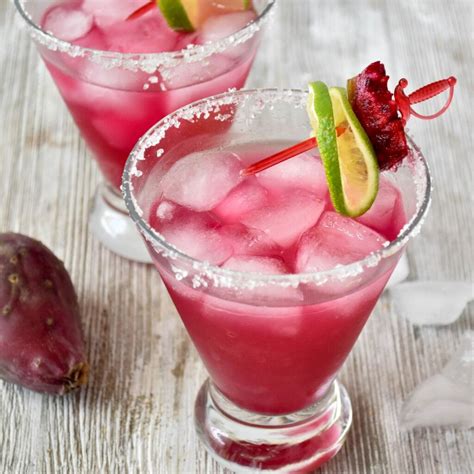 Prickly Pear Margarita - Zesty South Indian Kitchen