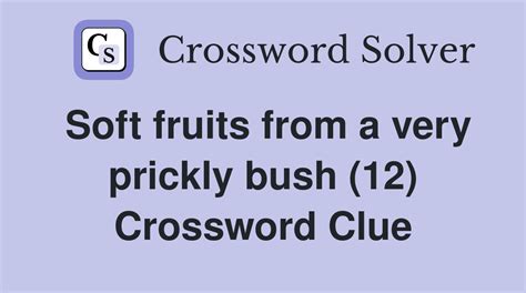 Prickly-stemmed rosebush - 1 answer Crossword Clues