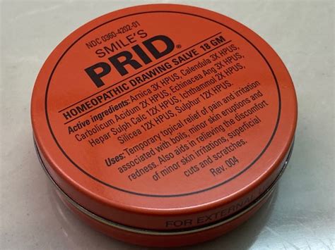 Prid salve near me. 100% Authentic. 30 Day Return* Expedited Ship Options. Pay In Installments. Helps Draw Out Splinters & Ingrown Hairs. Hylands Smiles Prid Homeopathic Drawing Salve also aids in relieving the discomfort of minor skin irritations, superficial cuts, scratches and wounds. 