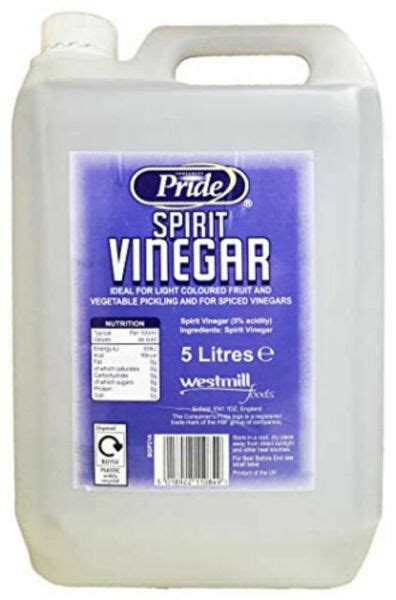 Pride Distilled 5L White Vinegar for sale online eBay