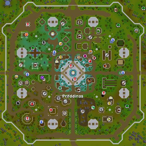 Prifddinas ( Jagex: / prɪvˈθiːnəs / prive-THEE-nuss) [a] is the city of the elves and the capital city of Tirannwn. Located just north of Isafdar, the city is the oldest surviving settlement on Gielinor, being created in the First Age. In order to enter the city, the quest Song of the Elves must be completed.. 