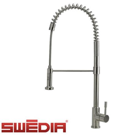 Prima - Stainless Steel Kitchen Mixer Tap - Brushed - Dual Flow ...