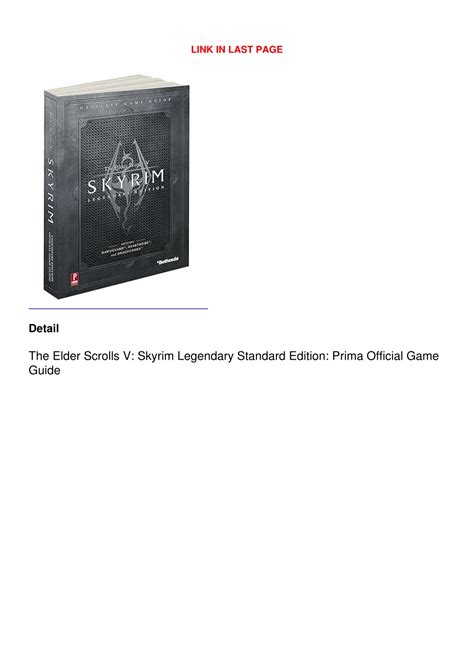 Prima Skyrim Download Guide