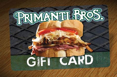 Primanti Brothers Gift Card