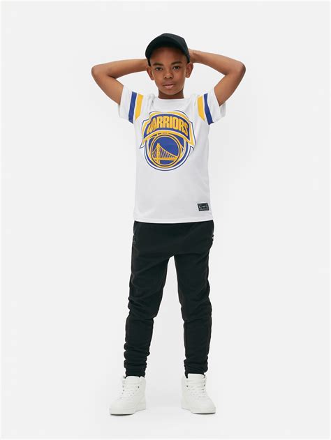 Primark - T-shirt in rete NBA Golden State Warriors