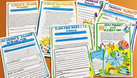 Primary 1 science exam papers