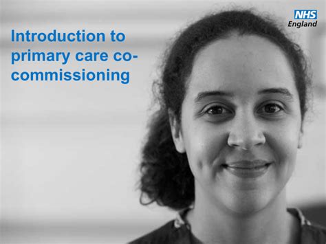 Primary Care Commissioning: Contact Details and Business Profile