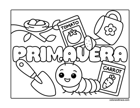 Primavera Coloring Pages