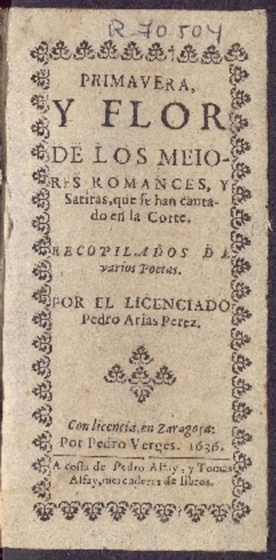 Primavera y flor de los mejores romances (madrid, 1621). - Los condicionantes de la calidad educativa.