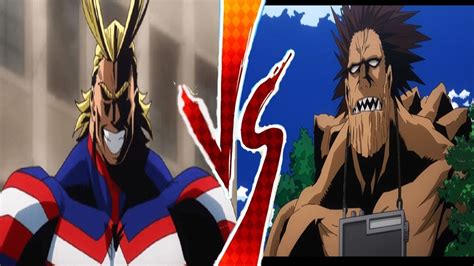 Prime all might vs gigantomachia. The high end Nomu's (including the one All Might beat during the USJ) can survive Star and Stripes tiamut missiles, for reference Star and Stripe in the scan above is about 3x the length of the ... 
