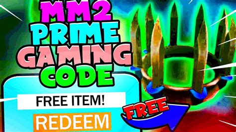 Prime gaming mm2 codes. Here are the complete instructions on how to get these rewards: Head to the Prime Gaming COD rewards page . This can also be accessed by going to Prime Gaming’s website and then finding MW2/Warzone 2 in the top bar and selecting Get in-game content. Select the Get in-game content option. You’ll be prompted to either start a 30-day free ... 