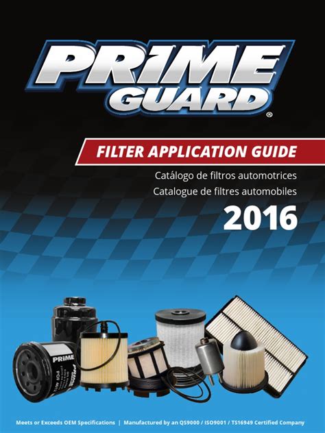 Prime Guard Filter Application Guide 2018-2019 - FlippingBook PRIM