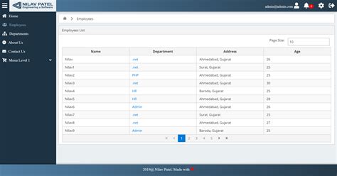 PrimeNG 10 DataTable (2024) - PrimeNG Tutorial Example