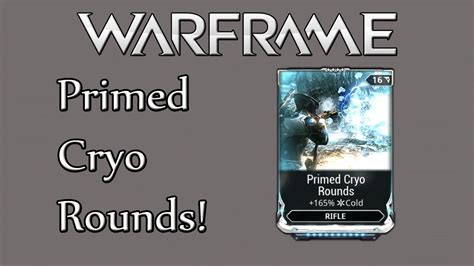 Primed cryo rounds. Primed Cryo Rounds / any Cold damage mod ; Infected Clip / any Toxin damage mode ; Primed faction mod ; Arrow Mutation (Exilus) Heat (best bleed potential) Toxin ; Primary Merciless ; read more . 
