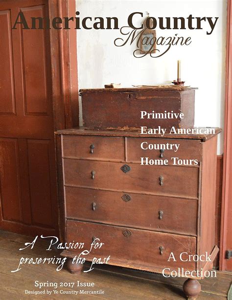 Primitiv Early American Country Magazine Filled With