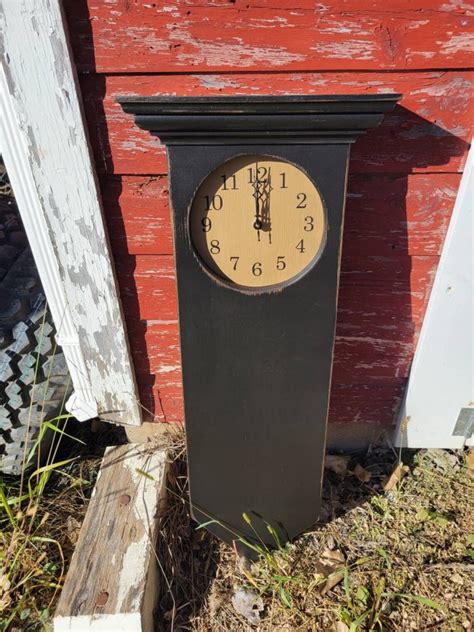 Primitive Wall Clock - Etsy