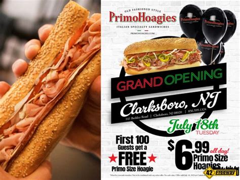 Soprano. Cracked Pepper Turkey, Sharp Provolone with Roasted Red Peppers. Small 350 cal Primo 580 cal Whole 1450 cal. PrimoHoagies speciality hoagies, subs, and sandwiches available on our menu.. 