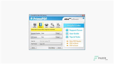 PrimoPDF 5.1.0.2 Screen Photos 2