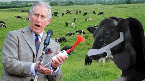 Prince Charles backs "gimp masks for cows" in climate …