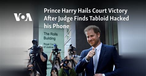 Prince Harry hails court victory as ‘great day for truth’ after judge finds tabloid hacked his phone