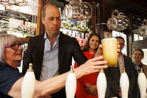 Prince William pours a pint, meets public before King Charles III’s coronation