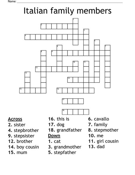skillful. in addition. stole. reins in. black-___ affair. cause of fidgeting, for short. terrestrial. All solutions for "Princely Italian family" 21 letters crossword answer - We have 1 clue. Solve your "Princely Italian family" crossword puzzle fast & easy with the-crossword-solver.com. . 