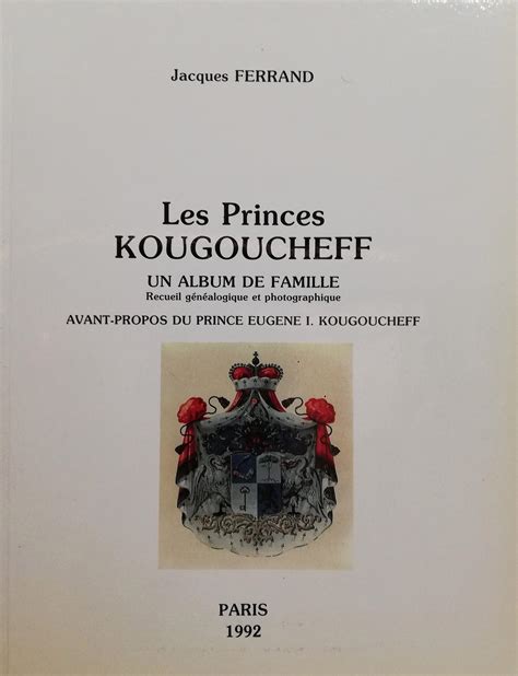 Princes kougoucheff, un album de famille. - Vie culturelle de l'émigration russe en france.