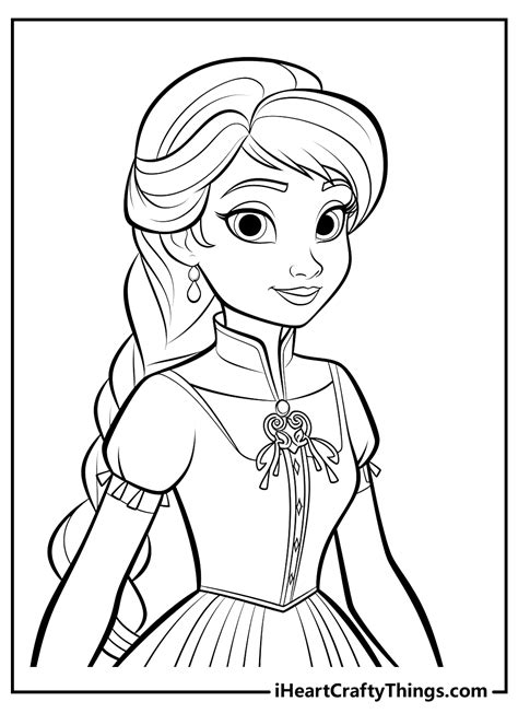 Princess Anna Coloring Pages