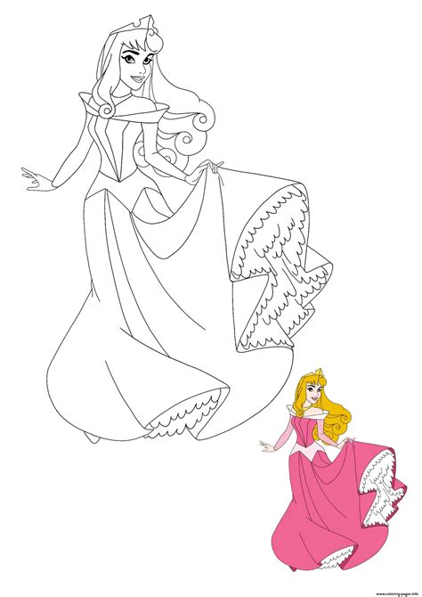 Princess Aurora Coloring Pages