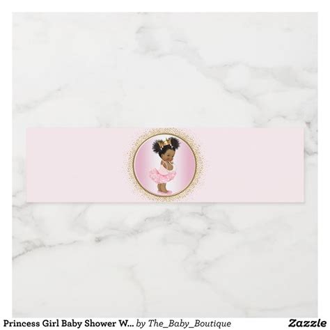 Princess Bottle Labels Zazzle