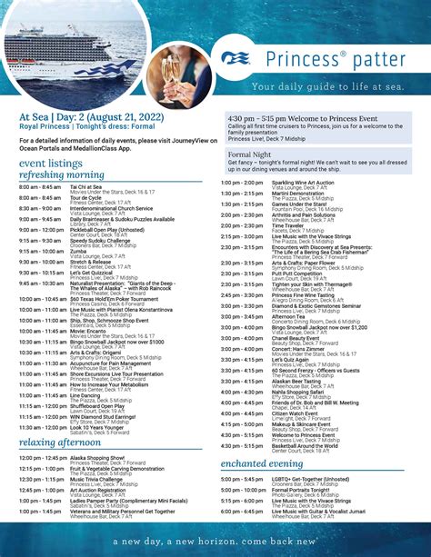 Princess Cruises Alaska Cruise Ship Schedule August 2024