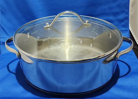 Princess House Heritage Stainless Steel Classic 4-Qt Casserole …