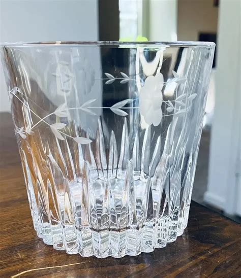 Princess House Ice Bucket Crystal, Etched eBay