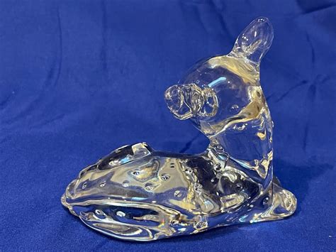 Princess House Pets 24% Lead Crystal Fawn Baby Deer Made In