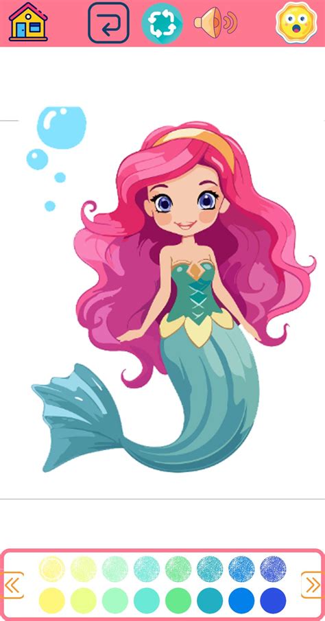Princess Mermaid Coloring Book APK Download for Android 