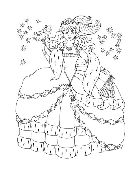 Princess Printable Colouring Pages