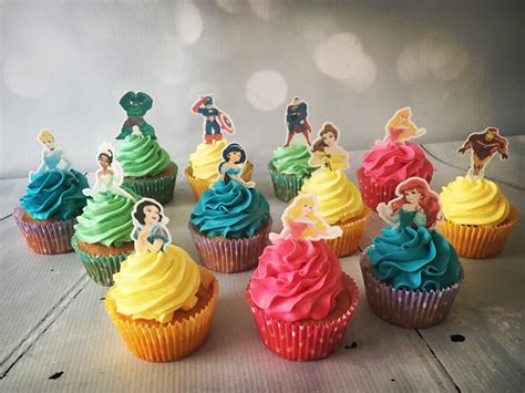 Princess cupcakes. Disney Princess Escape To Agrabah. Edible Image® by PhotoCake®. Cake Details. 