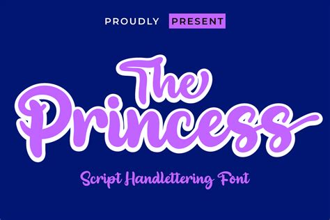 Princess font. Winter Princess font 